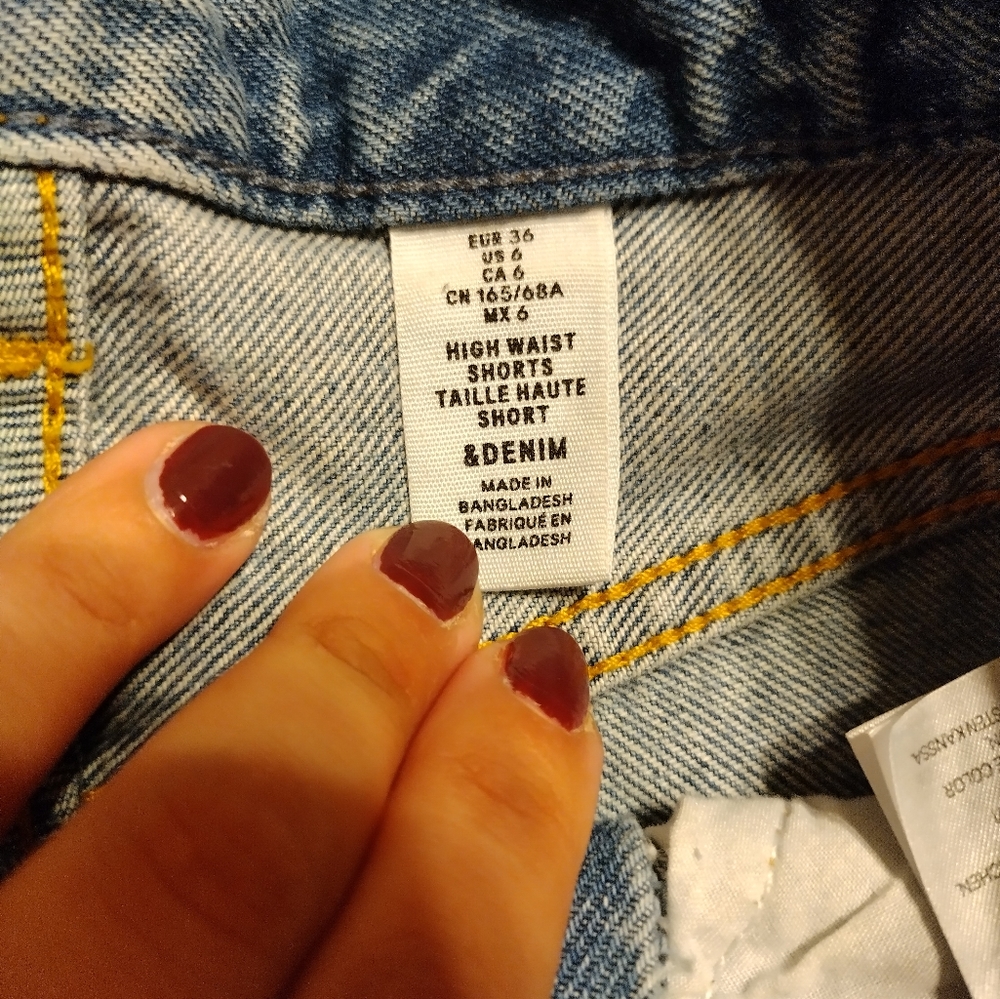 & Denim Shorts - Picture 6 of 6